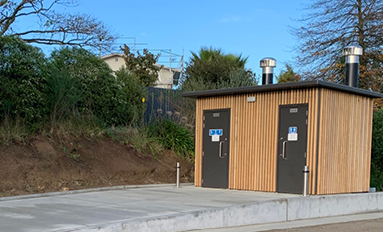 New public toilets installed and ready to use at the Mangatainoka Reserve