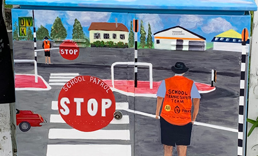 Telecom Cabinets in Dannevirke, Pahiatua and Woodville transformed into art painted