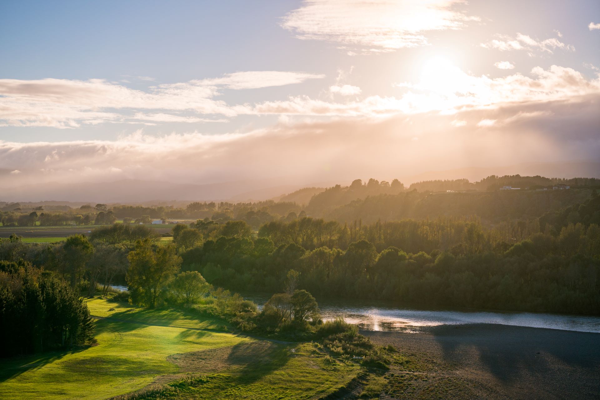 Manawatū River sunset