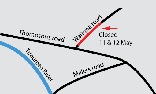 Notice of Road closure - Pahiatua