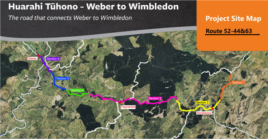 Route 52 site map