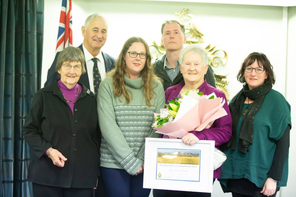 Mary Ann Baskerville and family