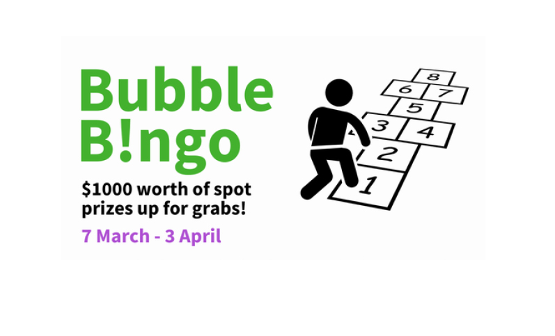 Get active with BUBBLE BINGO